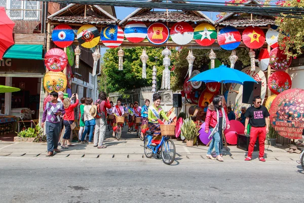 31º aniversario Festival Paraguas de Bosang — Foto de Stock