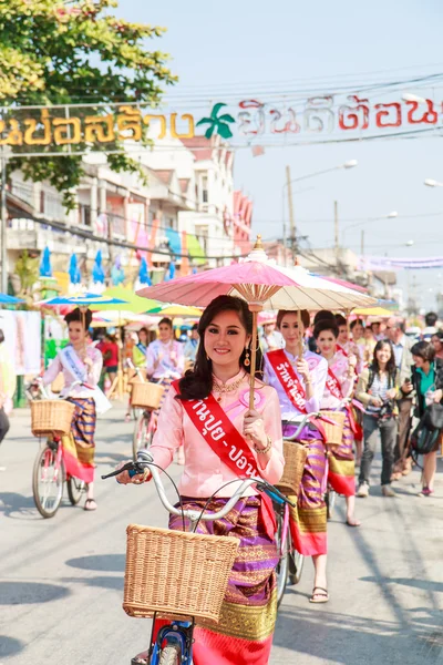 31th anniversary Bosang umbrella festival — Stock Photo, Image