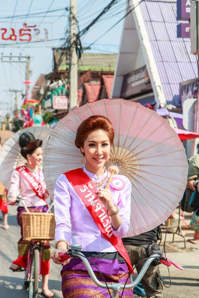 31th anniversary Bosang umbrella festival — Stock Photo, Image