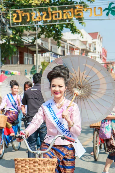 31th anniversary Bosang umbrella festival — Stock Photo, Image