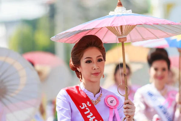 31th anniversary Bosang umbrella festival — Stock Photo, Image