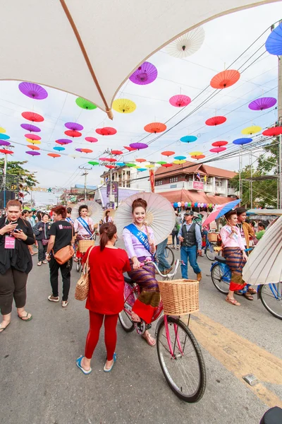 31 ювілейному фестивалі Bosang парасольку — стокове фото