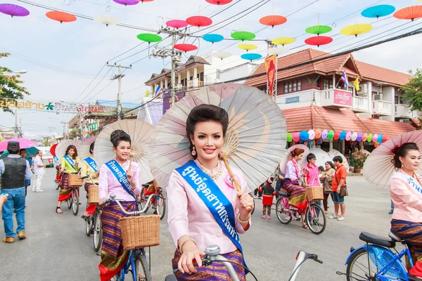 31th anniversary Bosang umbrella festival — Stock Photo, Image