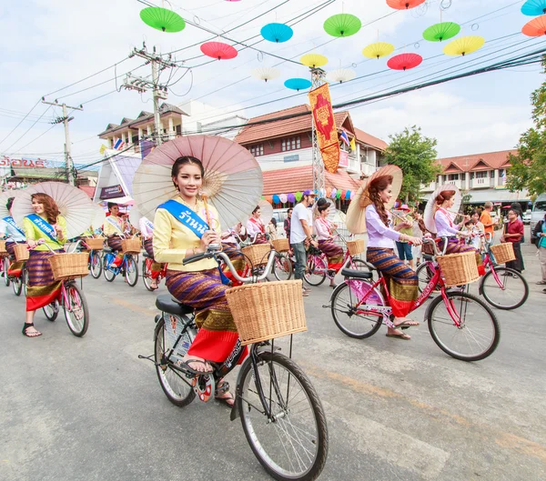 31th anniversary Bosang umbrella festival — Stock Photo, Image