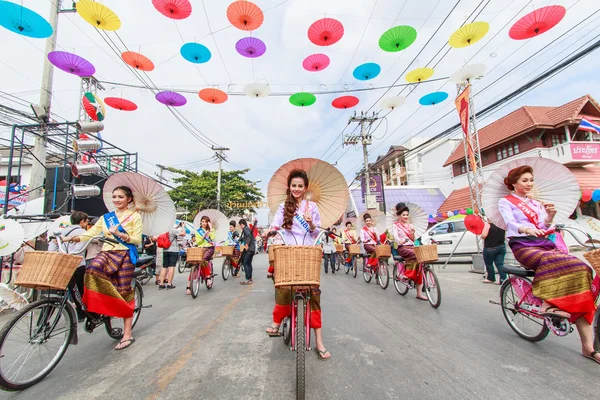 31th anniversary Bosang umbrella festival — Stock Photo, Image