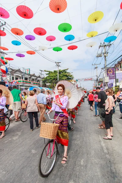 31e anniversaire Festival de parapluie de Bosang — Photo