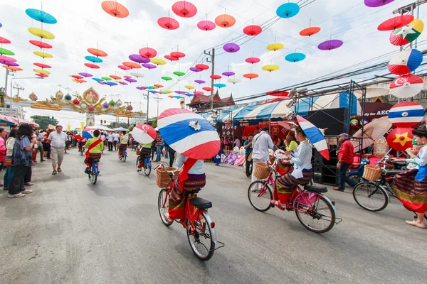 31 rocznica festiwalu parasol Bosang — Zdjęcie stockowe