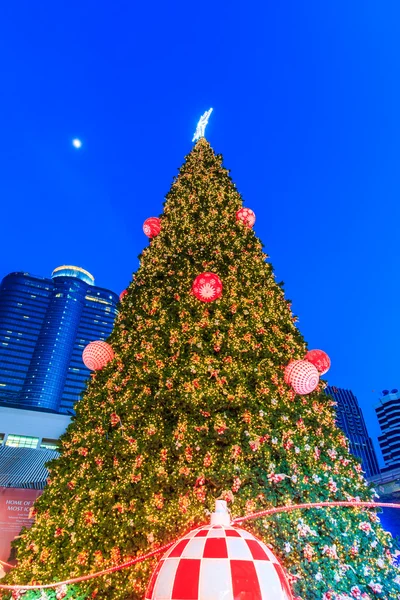 Noel ağacı aydınlatma — Stok fotoğraf