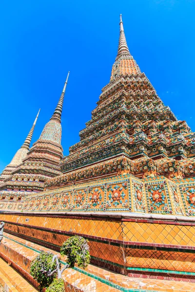 Buddhistický chrám, Wat Pho v Bangkoku — Stock fotografie