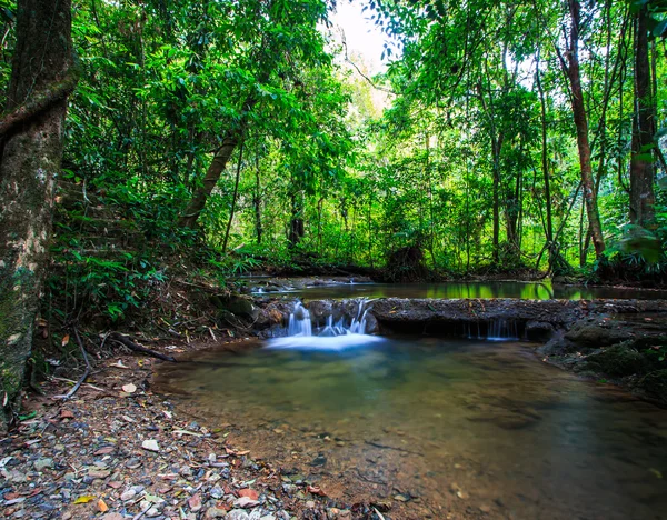 Cascada y corriente azul i — Foto de Stock