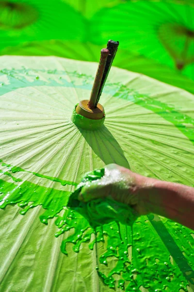 Peinture de maître Parapluie asiatique — Photo