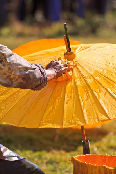 Peinture de maître Parapluie asiatique — Photo