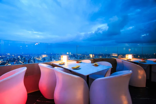 Restaurant on hotel roof — Stock Photo, Image