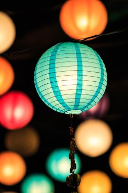 Chinese lanterns season clipart
