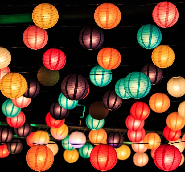 Linternas chinas temporada — Foto de Stock