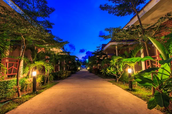 Resorthotel en bungalow — Stockfoto