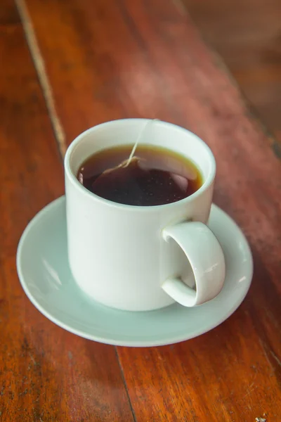 Té en taza de vidrio — Foto de Stock