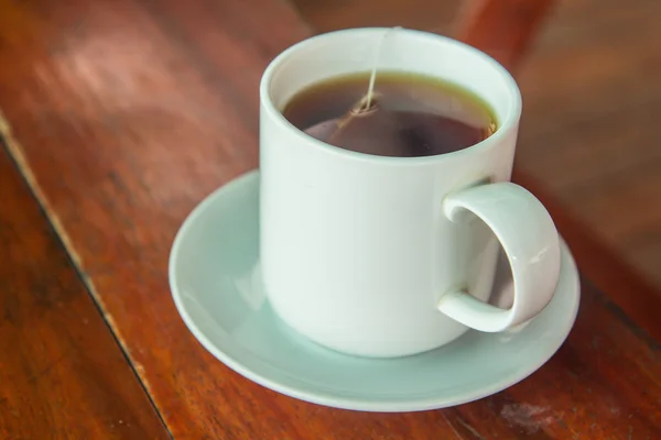 Tè in tazza di vetro — Foto Stock