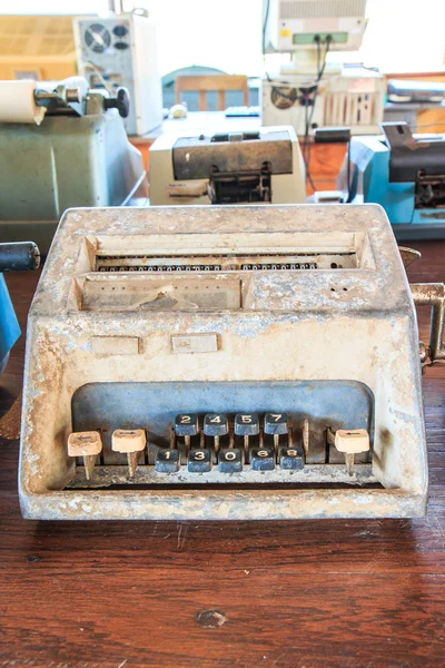 Eski hesap makinesi — Stok fotoğraf