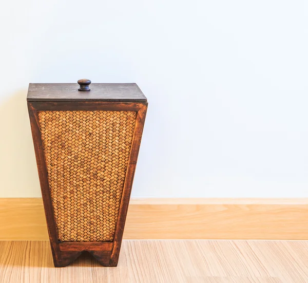 Bin are made from bamboo — Stock Photo, Image