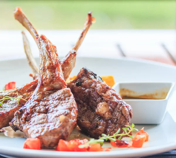 Lamb steak , lamb cutlets — Stock Photo, Image