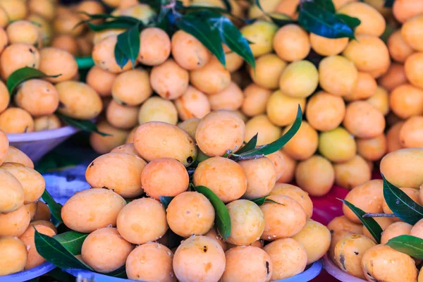 Mayongchid Maprang Marian Plum e Plum Mango — Foto Stock