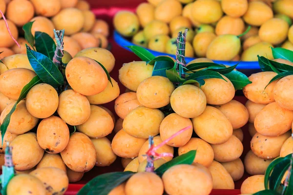 Mayongchid Maprang Mariano Ciruela y Ciruela Mango — Foto de Stock