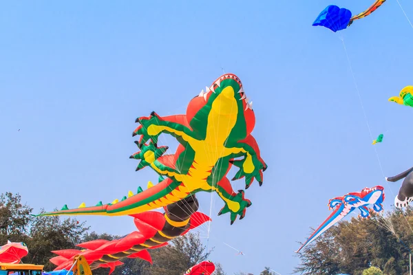 15e Thailand internationale Kite Festival — Stockfoto