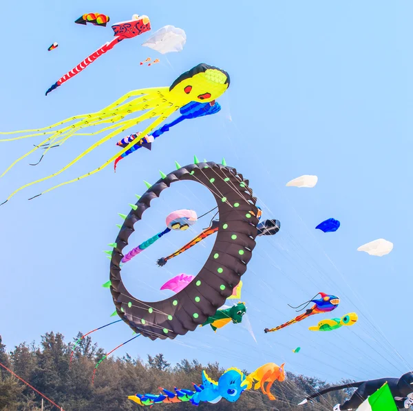 15e Thailand internationale Kite Festival — Stockfoto