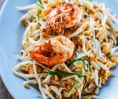 tavada kızartılmış Pirinç Noodle