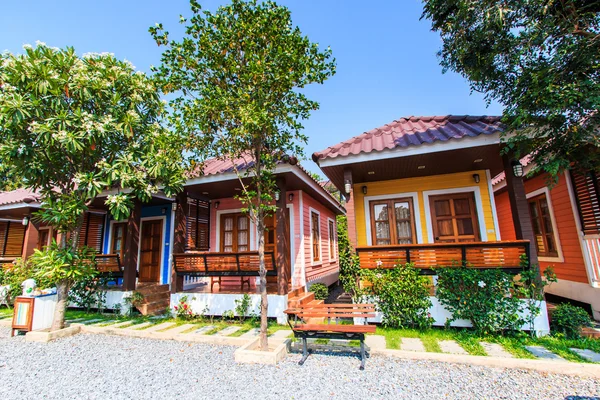 Resort en bungalow — Stockfoto