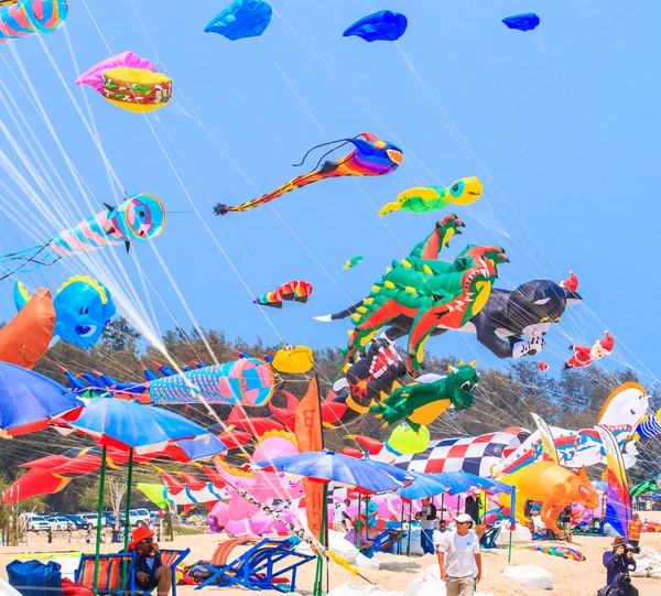 15 Thailand internationella Kite Festival — Stockfoto
