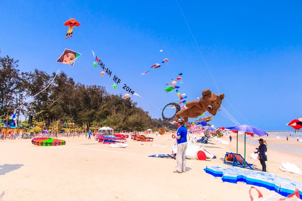 15e Thailand internationale Kite Festival — Stockfoto