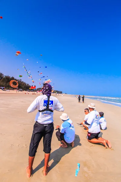 15e Thailand internationale Kite Festival — Stockfoto