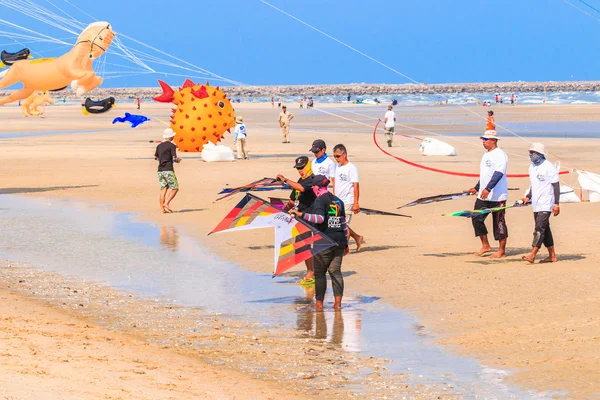 15e Thailand internationale Kite Festival — Stockfoto