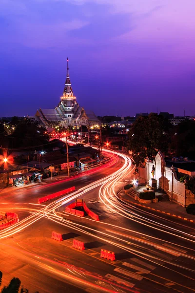 Wat Sothorn Wararam Woraviharn temple — Stockfoto