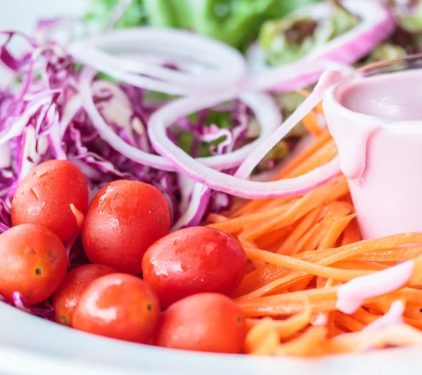 Salada de legumes frescos — Fotografia de Stock