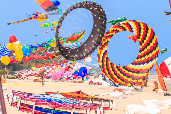 15e Thailand internationale Kite Festival — Stockfoto