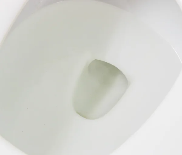 Toilettenschüssel spülen Wasser spülen — Stockfoto