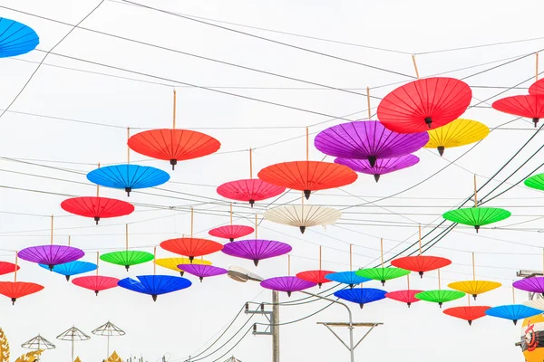 Handgemaakte papieren parasols — Stockfoto