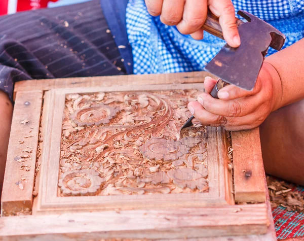 Carpenter at workshop — Stock Photo, Image