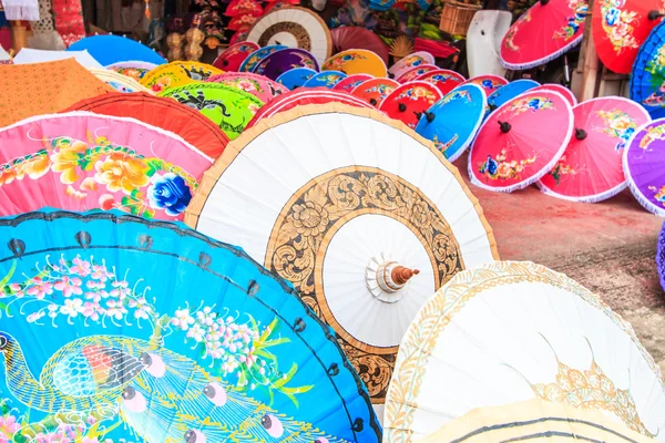 Ombrelli di carta in Thailandia — Foto Stock