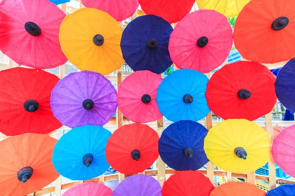 Paper umbrellas in  Thailand — Stock Photo, Image