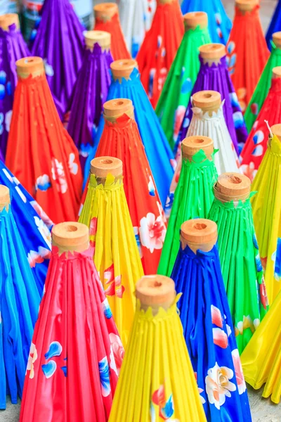 Papier paraplu's in Thailand — Stockfoto