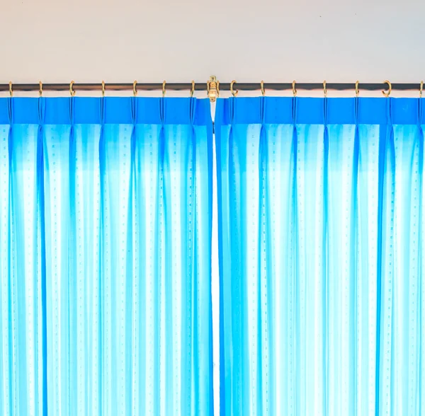 Blue Curtains background — Stock Photo, Image