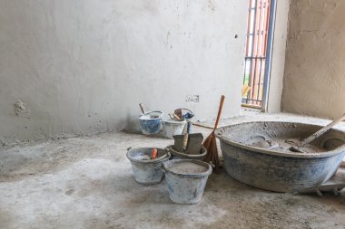 Şantiye ve çimento karıştırıcı