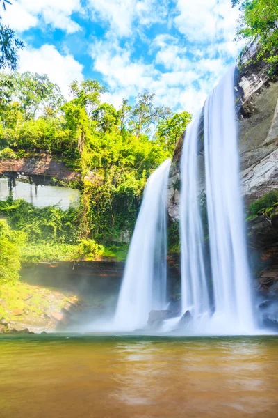 Huai Luang Waterfall  in Thailand — Stock Photo, Image