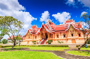 Temple in Vientiane, Laos clipart