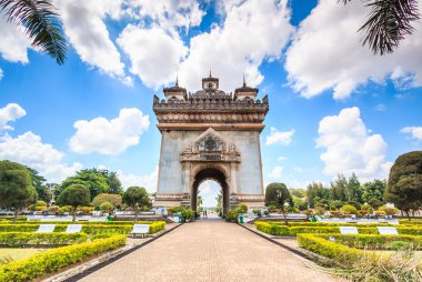 Gate of Triumph in Asia clipart