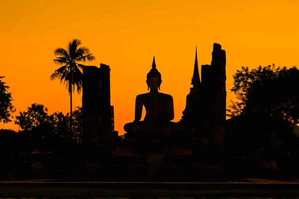 Sukhothai Historiske park på thailand – stockfoto